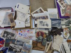 A large collection of postcards including a number of Freda Mabel Rose, topographical, Welsh scenes,