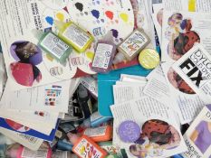 Artists' materials, mostly unopened, and unused paint