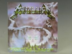 Metallica - Creeping Death 12 inch single in red vinyl (12KUT112) record and cover appear Ex
