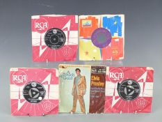 Elvis Presley - Mystery Train (45-POP295) purple/gold label push out centre removed plus 10 black