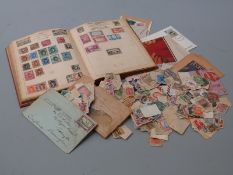 An improved stamp album and sundry loose stamps