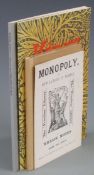 William Morris printed pamphlet Monopoly or How Labour is Robbed with cover design by Walter