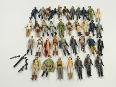 Thirty seven Kenner and Palitoy LFL Star Wars figures and figurines together with various guns and