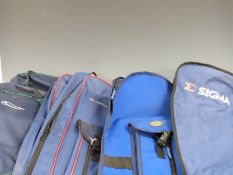 Four Shakespeare rod holdalls.