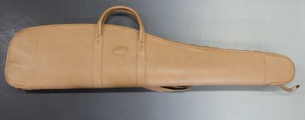 Klever Sport padded faux leather shotgun/ rifle slip with shoulder strap, 127cm long, new