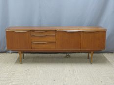 Retro G Plan style sideboard by Stonehill Furniture Limited, L198 x D43 x H75cm
