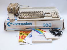 Commodore Amiga A500 Plus personal computer, in original box.
