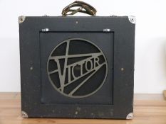 Four cine film projectors comprising Victor 16mm with Victor Vitavox speaker, Kalee 16mm, Noris