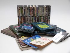 Fifty two BBC Acorn Electron, MSX and similar video games, some in original boxes/packaging