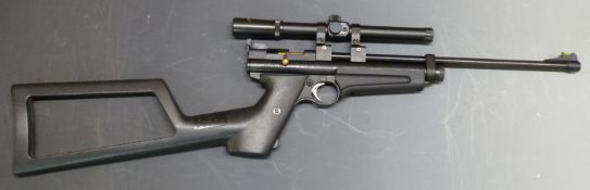 Crosman 2250 Ratcatcher .22 Co2 air rifle with pistol grip, skeleton stock and Crossman 4 x 15