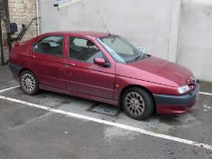 Alfa Romeo 146 registration number R396 KMW mileage circa 65,000 miles at last MOT (11 July 2016)