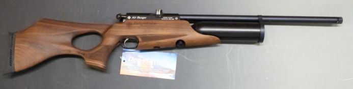Daystate Air Ranger .177 air rifle with shaped and chequered semi-pistol grip, raised cheek piece