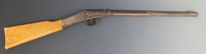 Milbro Scout .177 air rifle with wooden stock and multi-stage barrel, NVSN.