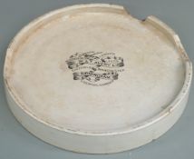 W&T Avery Ltd ceramic margarine bowl, diameter 37cm