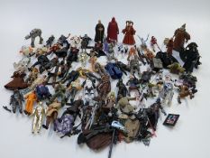 Seventy two Kenner, Palitoy and similar Star Wars and other figures and figurines together with
