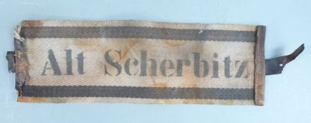 German arm band circa 1870 for the Alt Scherbitz Assylum
