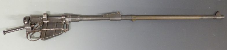 Lee Enfield bolt action .303 rifle converted to a .410 shotgun with 25 inch barrel, serial number