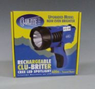 Clulite Clu-Briter Sport Cree LED spotlight/ torch, new in original box.