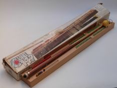 Cue 147 table top snooker game, in original box