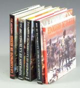 Four hardback books relating to the Napoleonic Wars, Russian Campaign and Russia 1812, Spanish