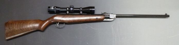 Webley Falcon .22 air rifle with Original Model 12 Wide Angle 4 x 40 scope