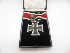 WWII Nazi German style Knights Cross of the Iron Cross with oak leaves and crossed swords, the cross