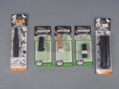 Five ACME decoy calls comprising two Bird & Game Calls and three Predator Calls, all new in original