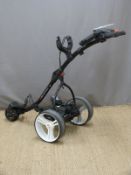 Motocaddy electric golf trolley with charger