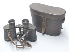 Carl Zeiss Jena D F 6x30 binoculars in case