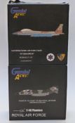 Two Gemini 1:72 scale diecast model aeroplanes Boeing F-151 GAIAF7002 and F-4K Phantom GARAF4004,