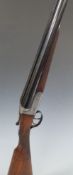 J & W Tolley Ltd 12 bore side by side ejector shotgun with named and engraved locks, chequered
