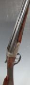Frederick Beesley 12 bore side by side ejector shotgun with all over scrolling engraving, double