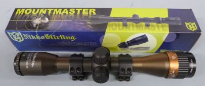 Nikko Stirling Mountmaster Side IR 4x32 IR MD rifle scope, in Nikko Stirling box.