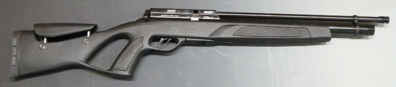 Gamo Coyote .22  PCP air rifle with moulded pistol-grip and forend and adjustable cheek piece,