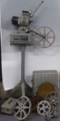Cinetechnic 16mm cine film projector, separate speaker, lead and stand for projector