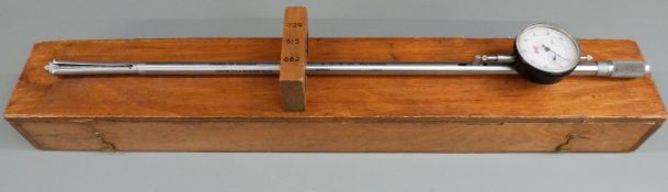 Chubbs of Edgware 10-12-16-20 'Multigauge' bore micrometer, in fitted wooden box