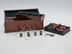 Jaques Ascot The New Racing Game with clockwork motor pulling animals along via string, fitted