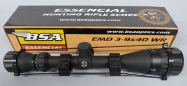 BSA Essencial EMD 3-9x40 WR hunting rifle gun scope, new in original box