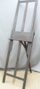 Reeves & Sons, London 19th/20thC artist's easel with extending action and folding stand