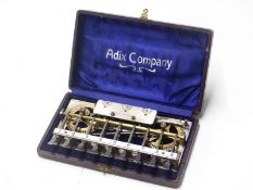 Adix cutaway vintage mechanical calculator, possibly for salesmen of demonstration purposes, in