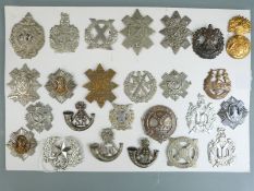 Twenty five British Army Scottish Regimental head dress badges including Scottish Horse, Black