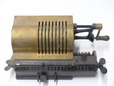 Original-Odhner vintage mechanical calculator No 13317
