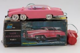 JR 21 Toy remote control battery operated scale model Thunderbirds Lady Penelope's FAB1, in original