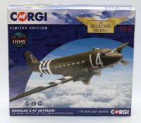 Corgi The Aviation Archive 1:72 scale limited edition diecast model Douglas C-47 Skytrain AA38207,