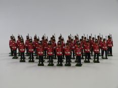 Fifty-two Britains diecast model Fort Henry Guard soldiers