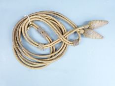 A 19thC gilt Army officer's sash or similar cord
