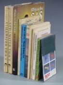 Fishing and shooting related books including Stillwater Trout, Game Fishing Tactics, Shark Fishing