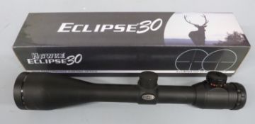 Hawke Eclipse 30 HK3288 8x56 L4 Dot IR 30mm rifle scope, new in original box.