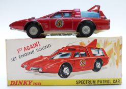 Dinky Toys diecast model Captain Scarlet Spectrum Patrol Car with turbo-jet engine sound,