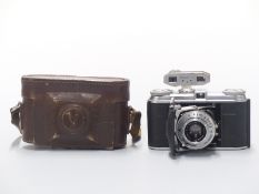 Voigtlander folding camera and a Watameter II